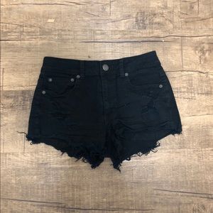 American Eagle Black Shorts